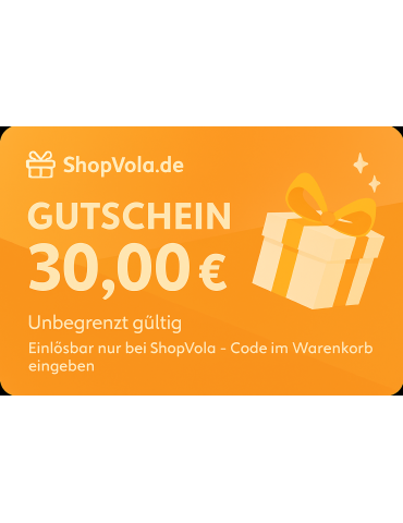 Shopvola Wertgutschein 30 € – Geschenkidee für alle Kategorien