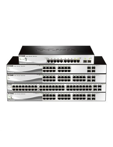 D-Link DGS-1210-26 Smart+ Managed Switch [24x Gigabit Ethernet, 2x SFP]