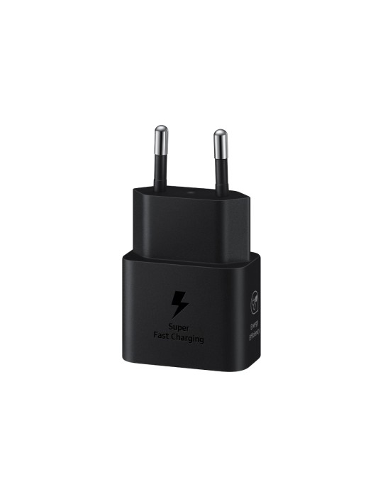 Samsung Schnellladegerät, USB-C, 25W mit Datenkabel, Schwarz