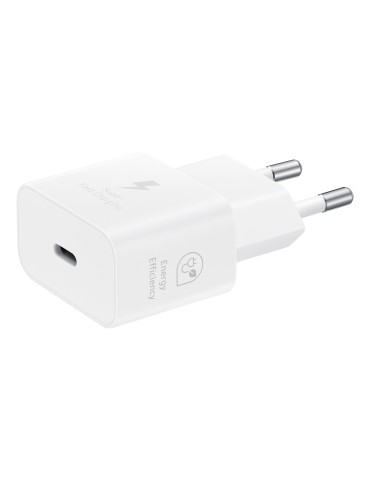 Samsung Schnellladegerät, USB-C, 25W ohne Datenkabel, weiß