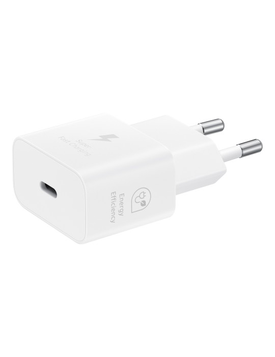Samsung Schnellladegerät, USB-C, 25W ohne Datenkabel, weiß