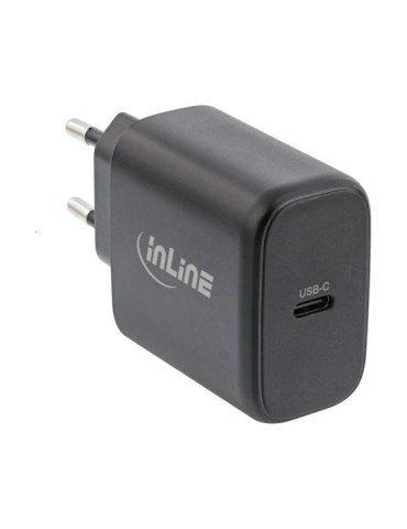 InLine USB PD Netzteil, GaN Ladegerät, Single USB-C Power Delivery, 65W, schwarz