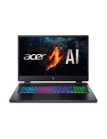 Acer Nitro 17 (AN17-42-R75W) Gaming 17,3" QHD, IPS, 165Hz, Ryzen R7-8845HS, 16 TOPS, 16GB RAM, 1TB SSD, RTX 4070, Windows 11