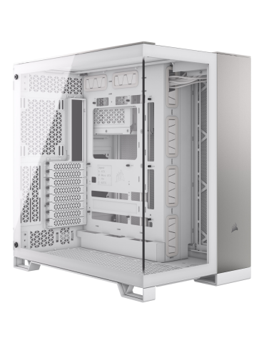CORSAIR 6500X Aluminium weiß/grau | PC-Gehäuse
