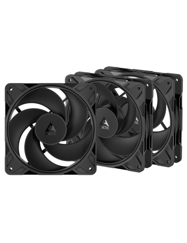 ARCTIC P12 PRO Reverse schwarz 3er-Pack | Gehäuselüfter