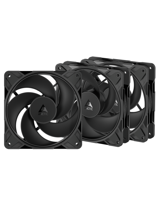 ARCTIC P12 PRO Reverse schwarz 3er-Pack | Gehäuselüfter