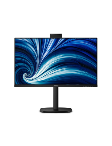 Philips 32B2U3601H Office Monitor 32 Zoll Quad HD Monitor, höhenverstellbar, Lautsprecher, Webcam, schwarz