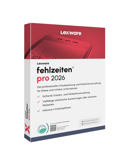 Lexware fehlzeiten pro 2026 - Abo