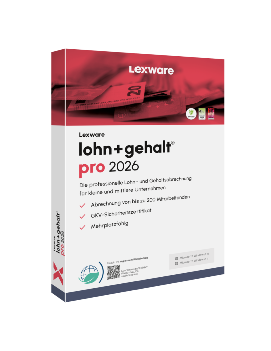 Lexware lohn+gehalt pro 2026 - Abo