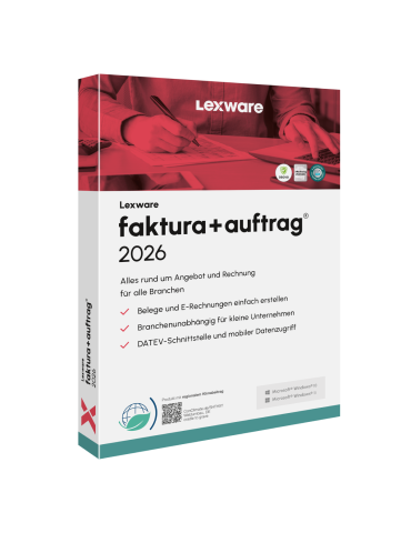 Lexware faktura+auftrag 2026 Jahresversion (365-Tage)