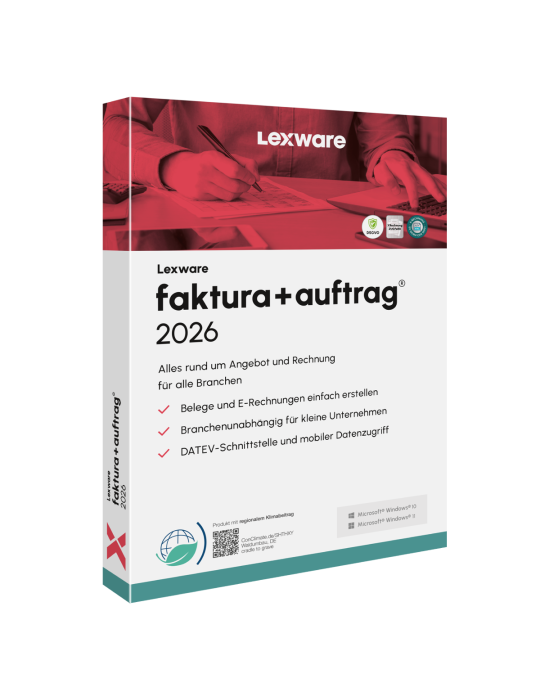 Lexware faktura+auftrag 2026 Jahresversion (365-Tage)