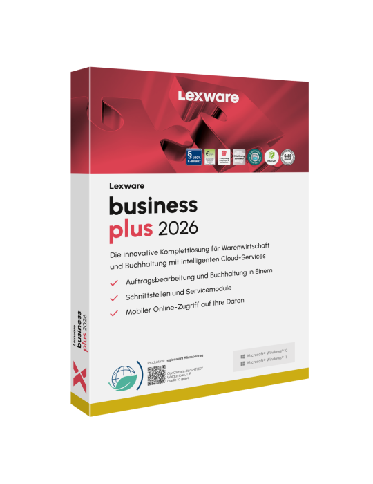 Lexware business plus 2026 Jahresversion (365-Tage)