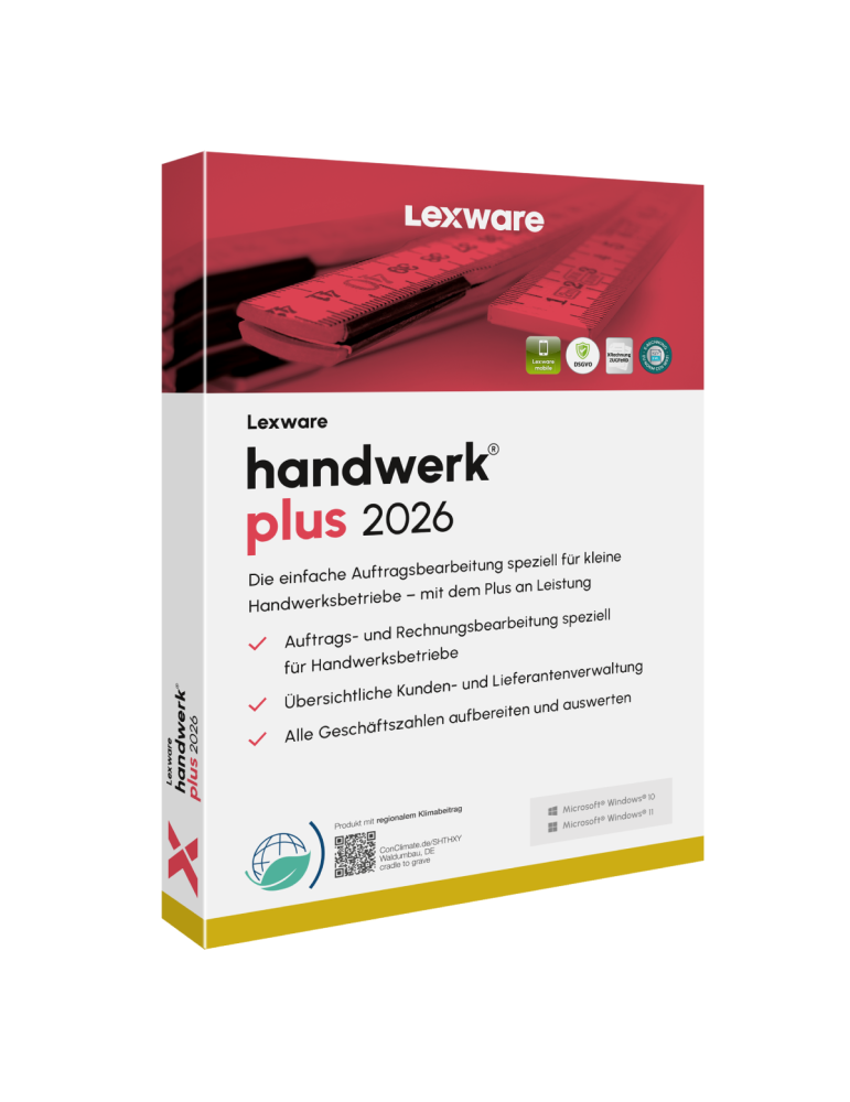 Lexware handwerk plus 2026 Jahresversion (365-Tage)