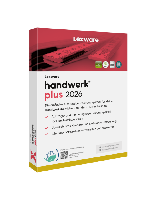 Lexware handwerk plus 2026 Jahresversion (365-Tage)