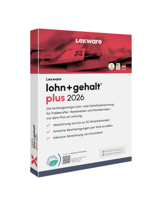 Lexware lohn+gehalt plus 2026 Jahresversion (365-Tage)