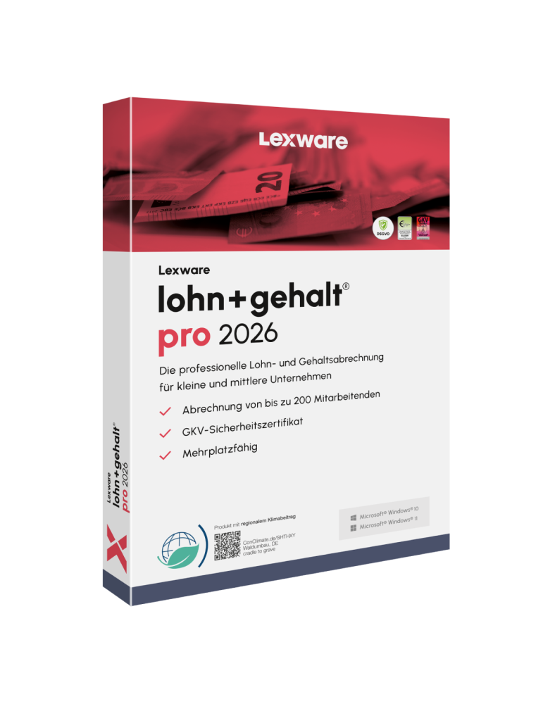 Lexware lohn+gehalt pro 2026 Jahresversion (365-Tage)