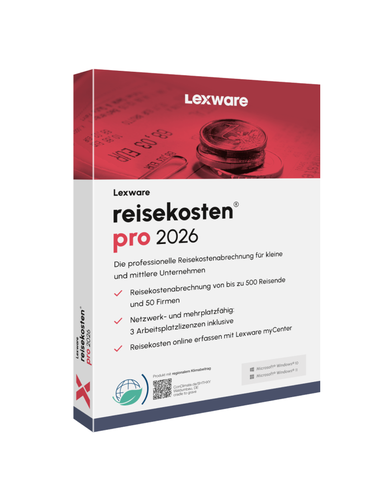Lexware reisekosten pro 2026 Jahresversion (365-Tage)