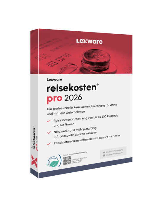 Lexware reisekosten pro 2026 Jahresversion (365-Tage)