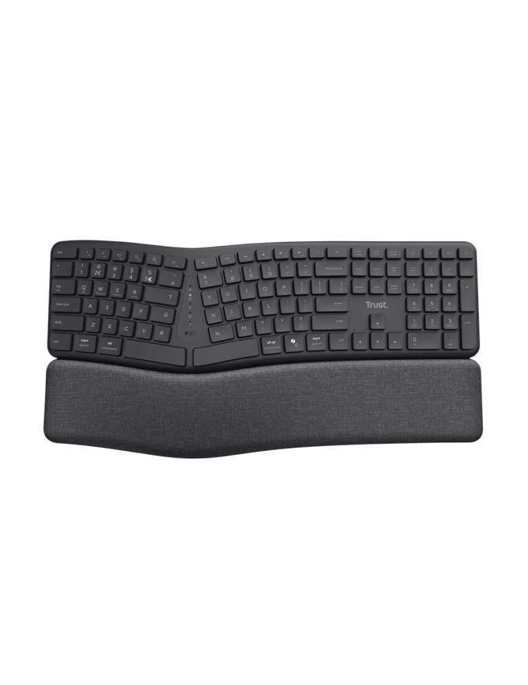 Trust Keyra Ergo Mulitdevice Wireless Keyboard