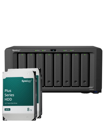 Synology DS1825+ 16TB Plus HDD NAS-Bundle NAS inkl. 2x 8TB Synology Plus 3.5 Zoll SATA Festplatte