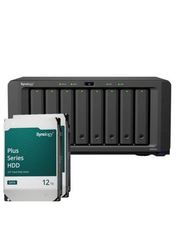 Synology DS1825+ 24TB Plus HDD NAS-Bundle NAS inkl. 2x 12TB Synology Plus 3.5 Zoll SATA Festplatte