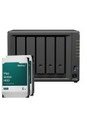 Synology DS1525+ 12TB Plus HDD NAS-Bundle NAS inkl. 2x 6TB Synology Plus 3.5 Zoll SATA Festplatte