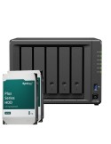 Synology DS1525+ 16TB Plus HDD NAS-Bundle NAS inkl. 2x 8TB Synology Plus 3.5 Zoll SATA Festplatte