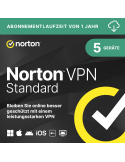 Norton VPN Standard [5 Geräte - 1 Jahr]