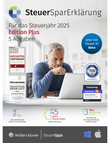Steuertipps SteuerSparErklärung plus 2026 Steuerjahr 2025