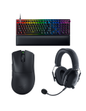 Razer E-Sports 3-in-1 Bundle - bestehend aus Razer Huntsman V2 (lila Switches), Blackshark V2 Pro (2023) und Deathadder V3 Pro