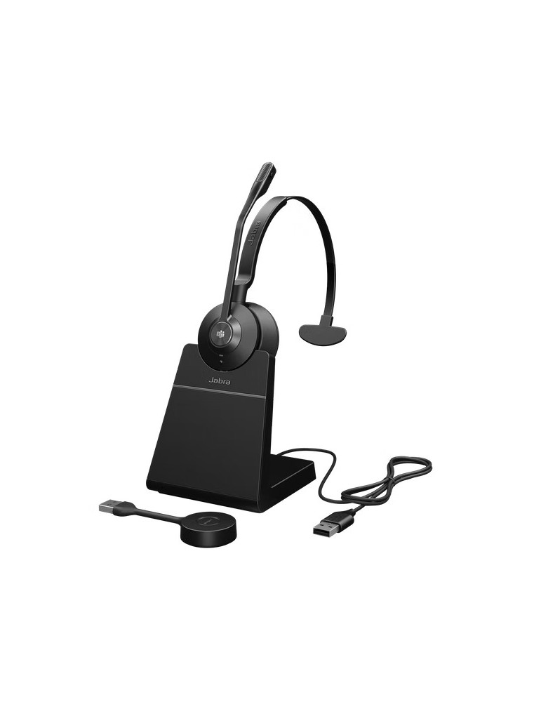 Jabra Engage 55 SE Headset, Mono, Kabellos, USB-A mit Ladestation, DECT, UC Zertifiziert