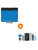 iFixit Pro Tech GO Werkzeugset & iFixit FixMat Magnetplatte  Kompaktes Feinmechanik Werkzeugset für unterwegs