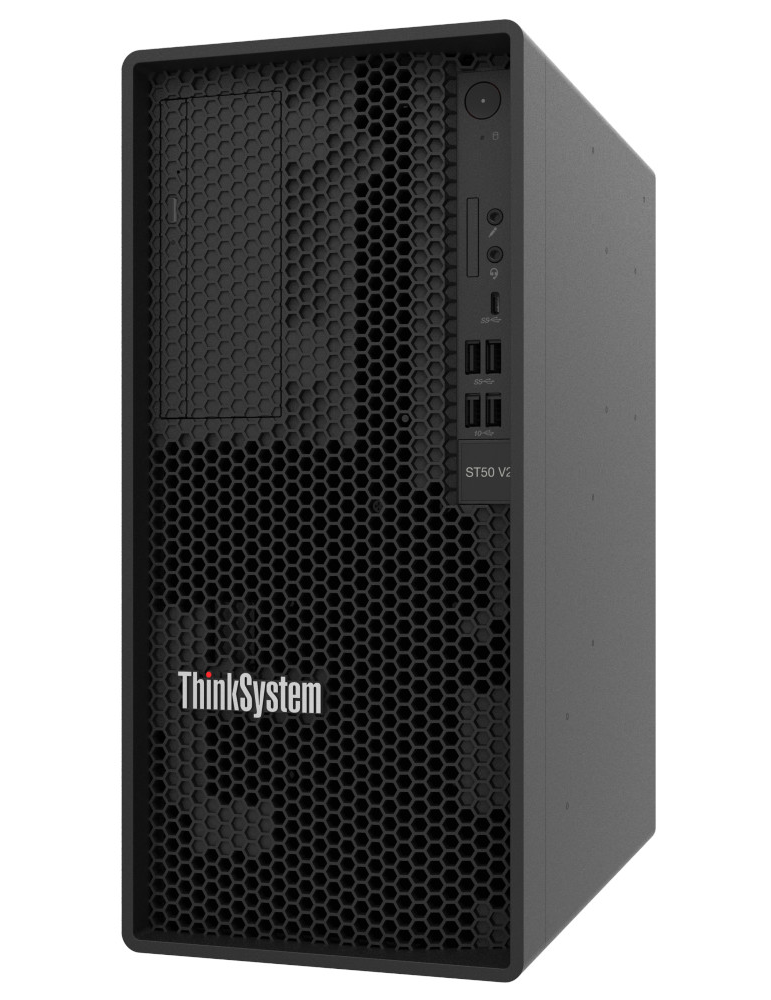 Lenovo ThinkSystem ST45 V3 7DH5 - Server - Tower - 1-Weg - 1 x EPYC 4244P / 3.8 GHz - RAM 16 GB - nicht Hot-Swap-fähig 8.9 cm (3