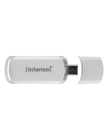 Intenso Flash Line Typ-C 64GB USB-Stick Mit Schutzkappe, bis zu 70 MB/s, USB 3.2 Gen 1x1 (5 Gbit/s)