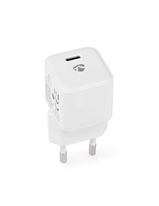 Nedis Netzladegerät 30 W 1.5 2.0 2.5 3.0 A - Anzahl der Ausgänge: 1, USB-C™, Automatische Spannungswahl