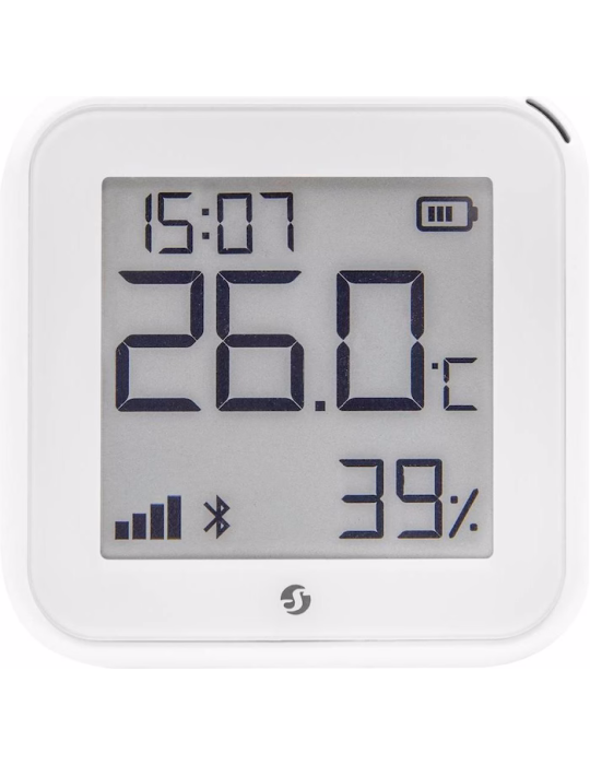 Shelly H&T Gen. 3 Temperatur- & Luftfeuchtigkeitssensor - Weiss - Temperatur und Luftfeuchtigkeitssensor mit WLAN und Bluetooth 