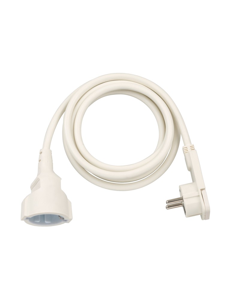 Brennenstuhl Verlängerungskabel 2m Extraflacher Schutzkontakt-Winkelstecker