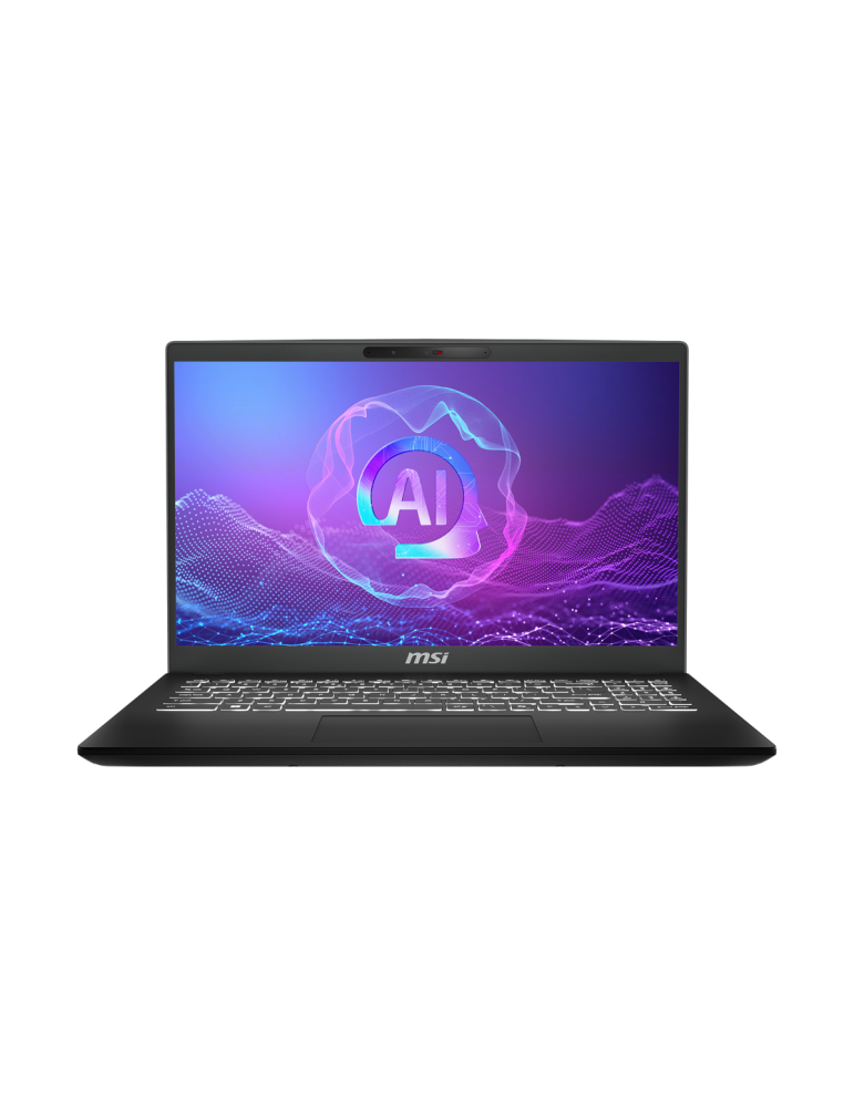 MSI Modern 15 H AI C2HMG-265 - 15,6" FHD Display, Intel Core Ultra 7 255H, 16GB DDR5 RAM, 512GB SSD, Windows 11 Home