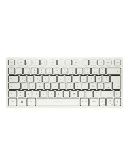 CHERRY KW 7100 mini BT, Weiß Kabellose Bluetooth Kompakttastatur