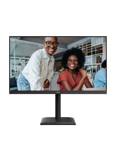 AOC U27E4CV Office Monitor 27 Zoll Ultra HD Monitor, Lautsprecher, höhenverstellbar, drehbar, neigbar