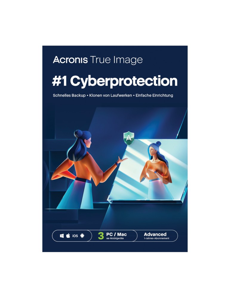 Acronis True Image Advanced [3 Geräte - 1 Jahr] + 250 GB Cloud Storage