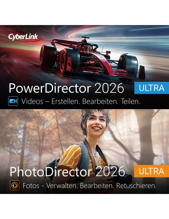 Cyberlink PowerDirector 2026 Ultra & PhotoDirector 2026 Ultra