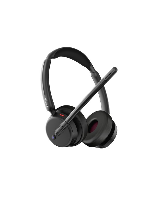 Epos Impact 500, Binaurales (beidseitiges)-Headset, Bluetooth ANC, MS Teams zertifiziert, incl. USB-C Dongle mit USB-A-Adapter