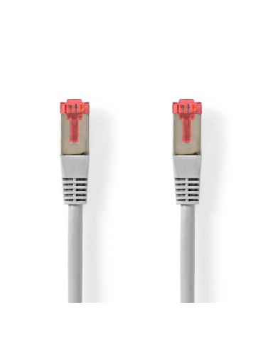 Nedis Cat 6 Kabel | RJ45 Stecker | RJ45 Stecker | S/FTP | 15.0 m | rund | PVC | Grau | Aufhänger