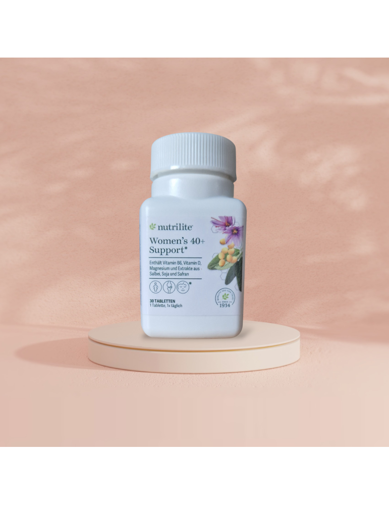 Nutrilite™ Women’s 40+ – Pflanzliche Unterstützung für Frauen ab 40 | Wechseljahre & Wohlbefinden