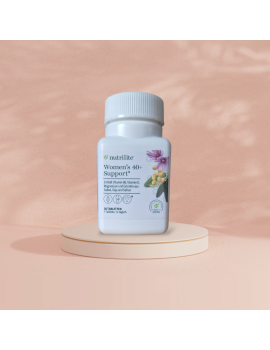 Nutrilite™ Women’s 40+ – Pflanzliche Unterstützung für Frauen ab 40 | Wechseljahre & Wohlbefinden