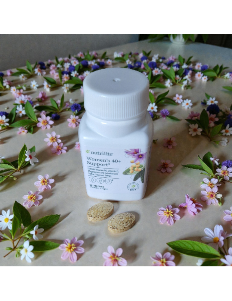 Nutrilite™ Women’s 40+ – Pflanzliche Unterstützung für Frauen ab 40 | Wechseljahre & Wohlbefinden