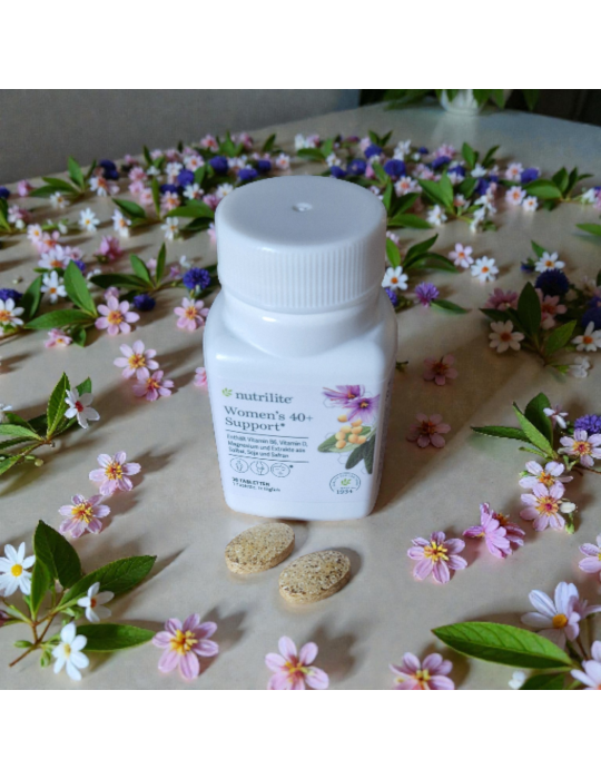 Nutrilite™ Women’s 40+ – Pflanzliche Unterstützung für Frauen ab 40 | Wechseljahre & Wohlbefinden
