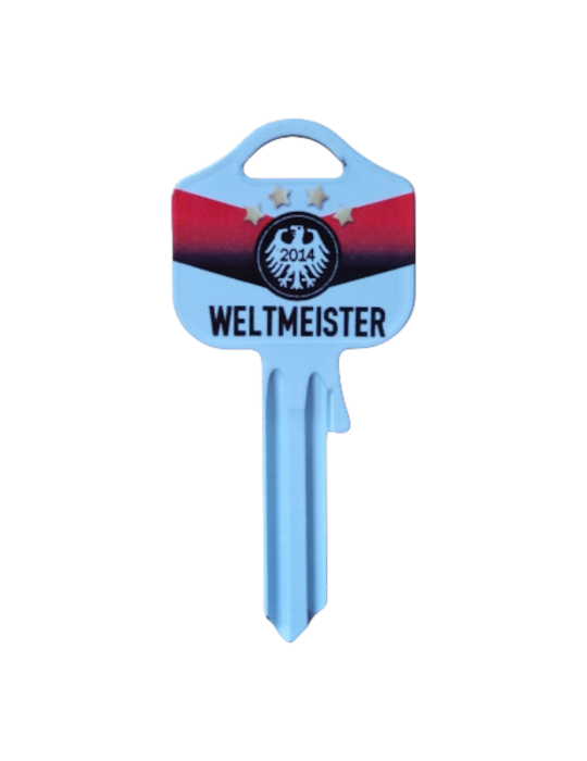 Schlüsselrohling Weltmeister 2014 – Deutschland Fanartikel
