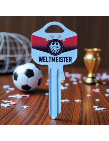 Schlüsselrohling Weltmeister 2014 – Deutschland Fanartikel